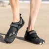 Men Women Water Shoes Barefoot Quick Dry Aqua Sports Shoes – 3.5, Black