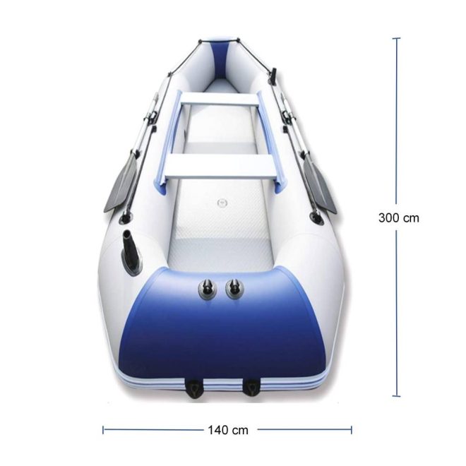 3.0M Inflatable Boat Laminated Wear Resistant Fishing Boat