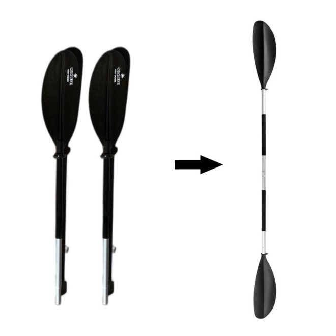 Adjustable Paddles For Kayak SUP Board Watersport. – Black