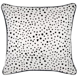 Cushion Cover-With Black Piping-Lunar – 60×60 cm