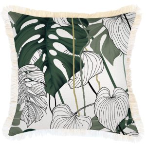 Cushion Cover-Coastal Fringe-Kona – 45×45 cm