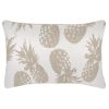 Cushion Cover-With Piping-Pineapples Beige – 35×50 cm