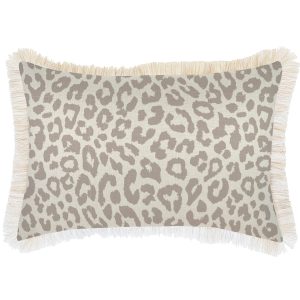 Cushion Cover-Coastal Fringe- Safari- 35cm x 50cm – 35×50 cm