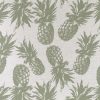 Cushion Cover-Coastal Fringe Natural-Pineapples Sage – 45×45 cm