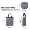 KOELE Shopper Bag Tote Bag Foldable Travel Laptop Grocery KO-SHOULDER – Purple