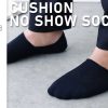 Rexy 3 Pack Cushion No Show Ankle Socks Non-Slip Breathable – Large, Black