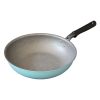 Stone Wok Wokpan 28cm Non-Stick Induction Ceramic Round PURE SKY BLUE