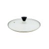 KOMAN Stainless Steel Glass Lid with Bakelite Handle – 26 cm