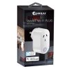 Sansai Powerpoint Surge Protector Adaptor Double Vertical