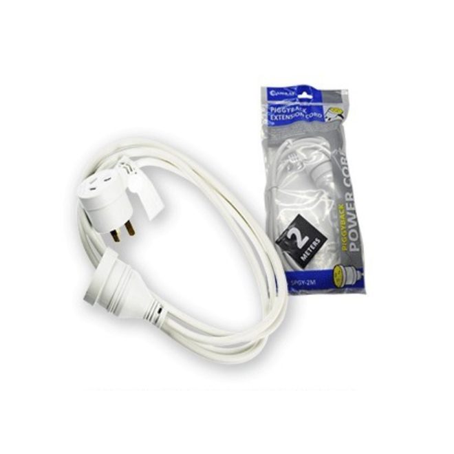 Sansai Piggy Back Extension Cord – 2 M