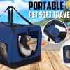 Paw Mate Portable Soft Dog Cage Crate Carrier – 3XL, Blue