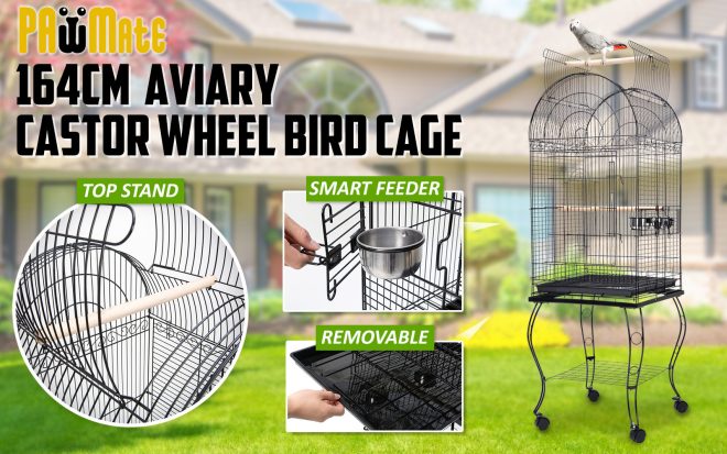 Paw Mate Bird Cage Parrot Aviary Soprano – 164x56x56 cm