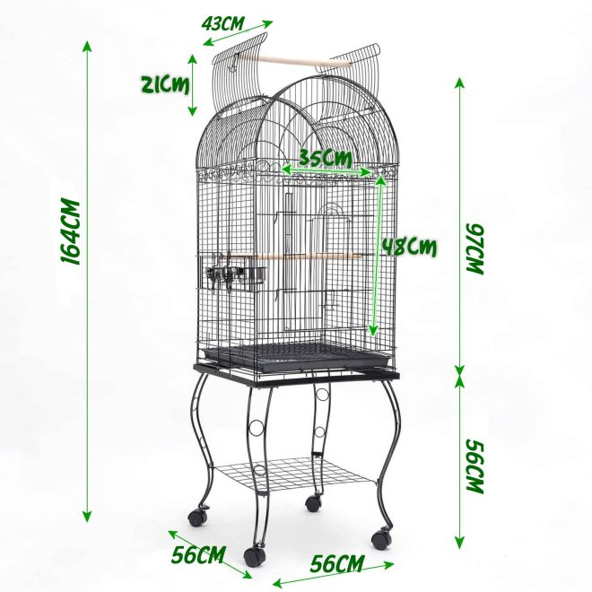 Paw Mate Bird Cage Parrot Aviary Soprano – 164x56x56 cm