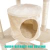 Paw Mate 201cm Cat Tree Parala Multi Level Scratcher – Beige