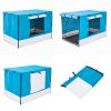 Paw Mate Cage Cover Enclosure for Wire Dog Cage Crate – 24inch, Blue