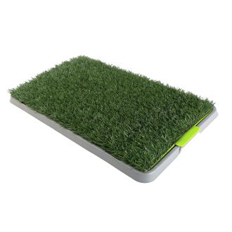 Paw Mate Pet Dog Potty Tray Training Toilet + 1 Grass Mat