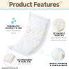 PawPang Dog Wrap Reusable Male + 10 Ct M Diaper Booster Pads Disposable – L