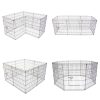 Paw Mate Pet Playpen 8 Panel Foldable Dog Exercise Enclosure Fence Cage – 61×61 cm, 1x Pet Playpen