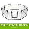 Paw Mate Pet Playpen Heavy Duty 8 Panel Foldable Dog Exercise Enclosure Fence Cage – 79×61 cm, 1x Pet Playpen