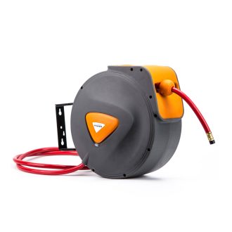 Dynamic Power Air Hose Retractable Reel Auto Rewind Heavy Duty Wall Mounted