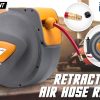 Dynamic Power Air Hose Retractable Reel Auto Rewind Heavy Duty Wall Mounted – 10M