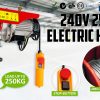 Dynamic Power Electric Hoist Remote Chain Lift 240V – 510w 125/250KG