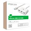 UGREEN USB 3.0 4 Ports Hub White 1M (20283)