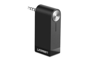 UGREEN Wireless Bluetooth 4.1 Music Audio Receiver Adapter with Mic & Batery – black (30348)