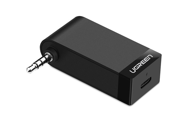 UGREEN Wireless Bluetooth 4.1 Music Audio Receiver Adapter with Mic & Batery – black (30348)