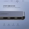 UGREEN Dual Type-C 5 in 1 to 3*USB3.0+ USB-C Female+PD Converter (50775)