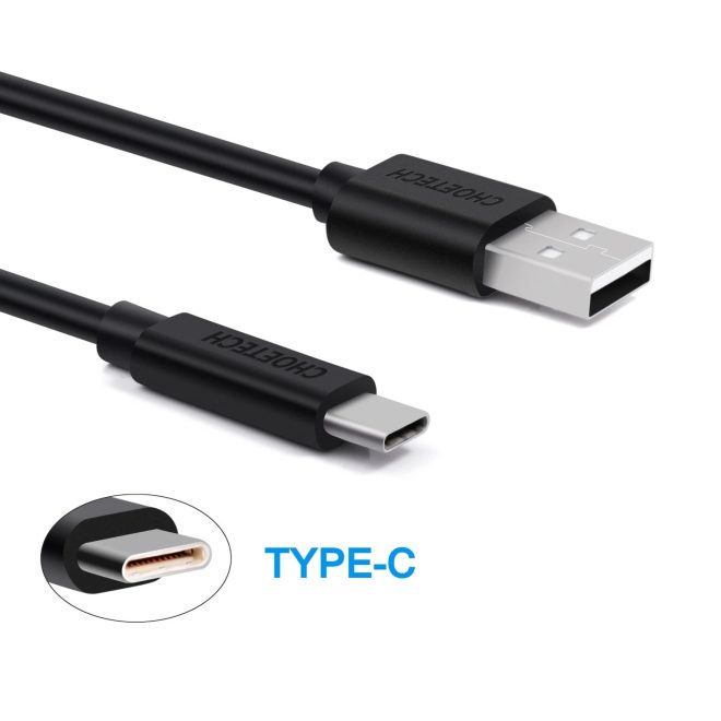 CHOETECH AC0001 USB-A to USB-C Charge & Sync Cable Black – 3M