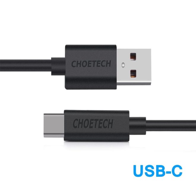 CHOETECH AC0001 USB-A to USB-C Charge & Sync Cable Black – 3M