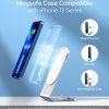 CHOETECH MIX00117SL Magasafe Fast Wireless Charger Stand Holder For iPhone 13/12 (H047+T517)