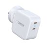 Choetech PD6009 40W Dual Fast USB C Charger 2-Port 20W PD 3.0 With Foldable Plug