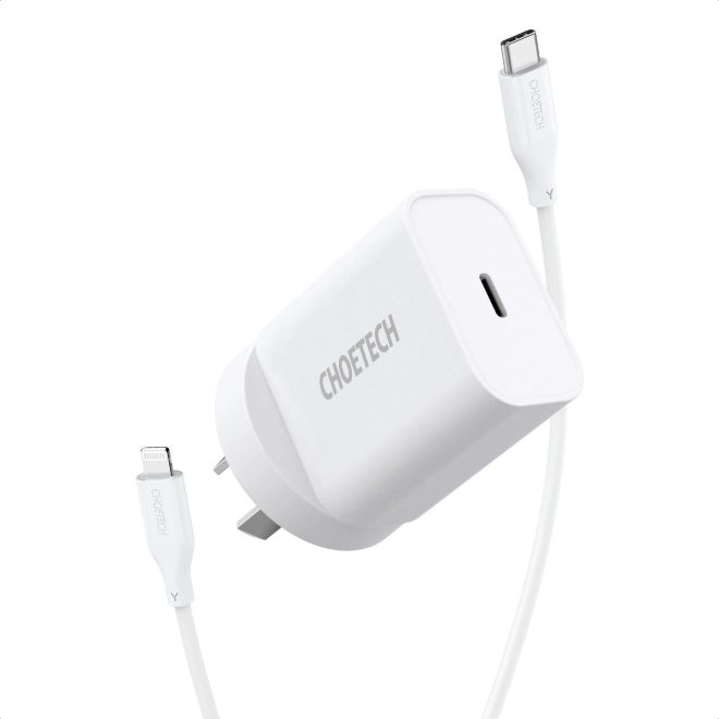 CHOETECH Q5004CL PD20W USB-C iPhone Fast Charger with MFi Certified USB-C Cable