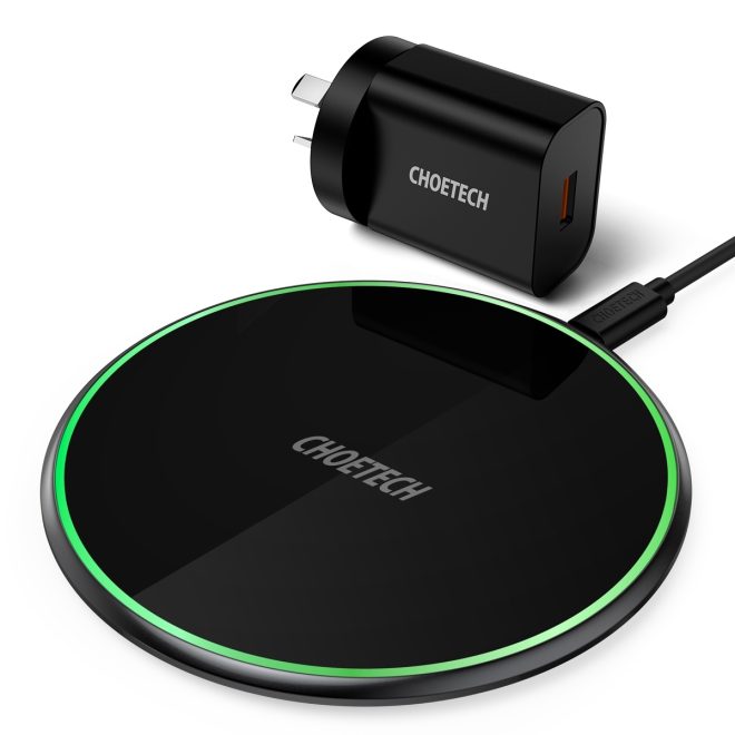 CHOETECH T559-F 15W Wireless Charging Pad with AC Adapter