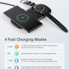 Choetech T570-S 2-in-1 Wireless Charger, 10W Max Wireless Charging Pad with Adapter for Galaxy Watch