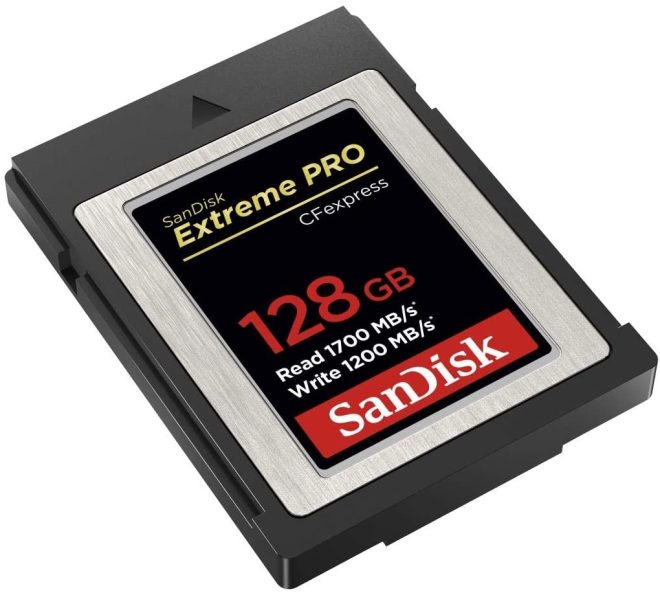 SanDisk 128GB Extreme PRO CFexpress Card Type B – SDCFE-128G-GN4NN READ 1700 MB/S WRITE 1200MB/S