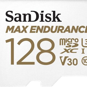 Sandisk Max Endurance Microsdhc Card SQQVR (15 000 HRS) UHS-I C10 U3 V30 100MB/S R 40MB/S W SD Adaptor SDSQQVR-GN6IA