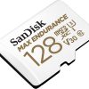 Sandisk Max Endurance Microsdhc Card SQQVR (15 000 HRS) UHS-I C10 U3 V30 100MB/S R 40MB/S W SD Adaptor SDSQQVR-GN6IA – 128GB