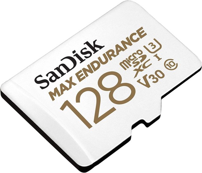 Sandisk Max Endurance Microsdhc Card SQQVR (15 000 HRS) UHS-I C10 U3 V30 100MB/S R 40MB/S W SD Adaptor SDSQQVR-GN6IA – 128GB