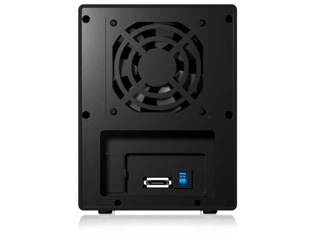 ICY BOX External 4 bay RAID System for 3.5″ SATA I / II / III hard disks with USB 3.0 and eSATA (IB-RD3640SU3)