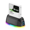 Simplecom SD336 USB 3.0 Docking Station for 2.5″ and 3.5″ SATA Drive with RGB Lighting