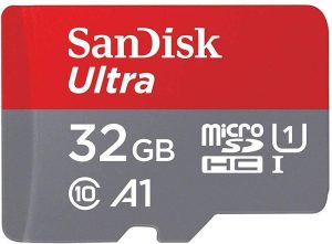 SANDISK SDSQUA4-GN6MN Micro SDHC Ultra UHS-I Class 10 , A1, 120mb/s No adapter – 32GB