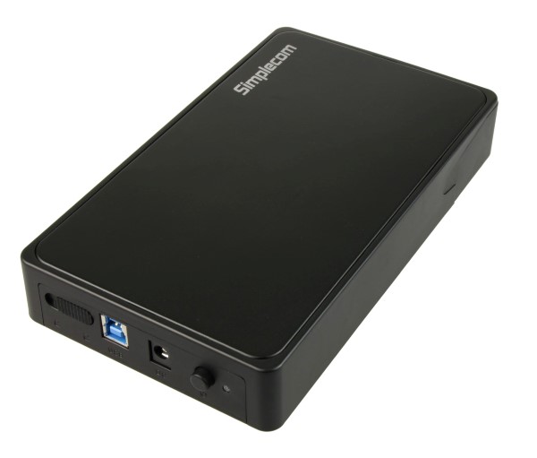 Simplecom SE325 Tool Free 3.5″ SATA HDD to USB 3.0 Hard Drive Enclosure – Black