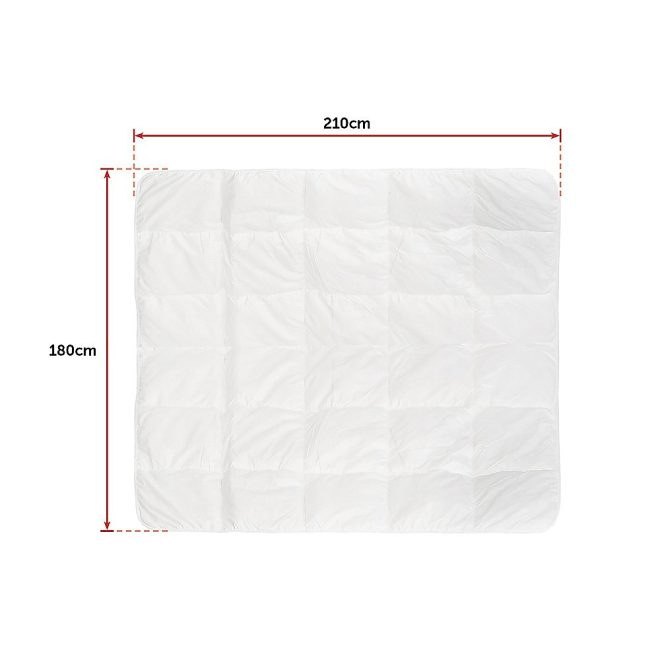 Quilt – 100% White Goose Feather – DOUBLE