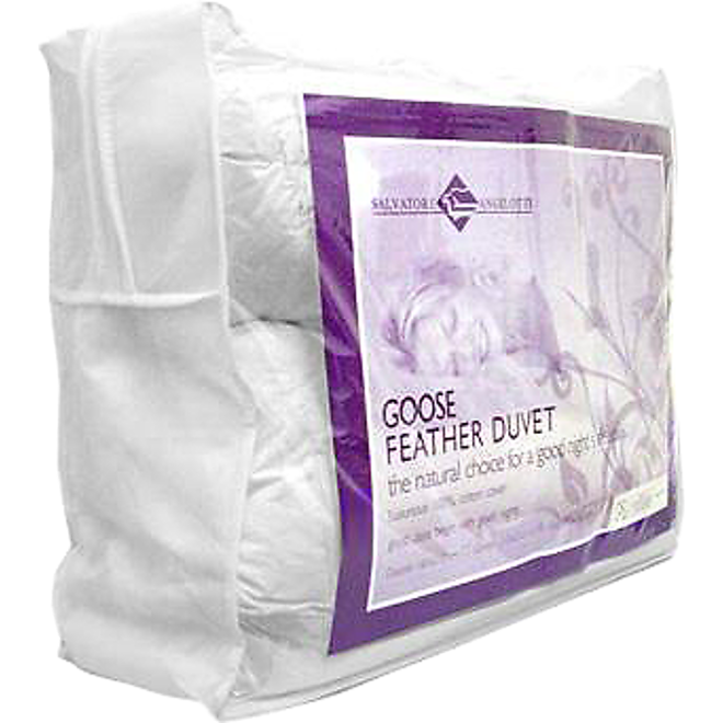 Quilt – 100% White Goose Feather – DOUBLE