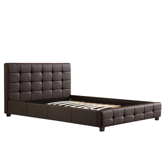 Arrow PU Leather Deluxe Bed Frame