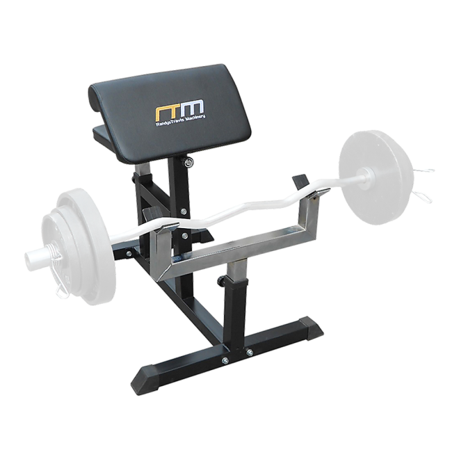 Preacher Curl Bench Weights Commercial Bicep Arms