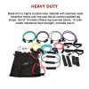 19PC Resistance Exercise Fitness Bands Tubes Kit Yoga Set